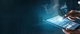 CDCS professional working on a laptop