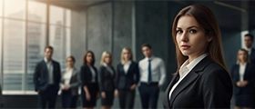 Certified International Recruitment Professional training class with business professionals in a corporate setting.