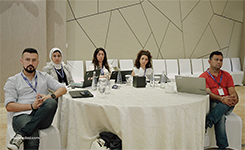 Corporate professionals attending Edoxi's Artificial Intelligence (AI) training workshop presented by Manish at DoubleTree by Hilton, Dubai.