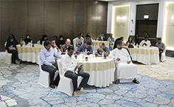Corporate professionals from Julphar attending Edoxi's Train the Trainer corporate training led by Julie Archer at Hilton Garden Inn, Dubai