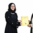 Rizwana Rasheed holding a certificate at Edoxi