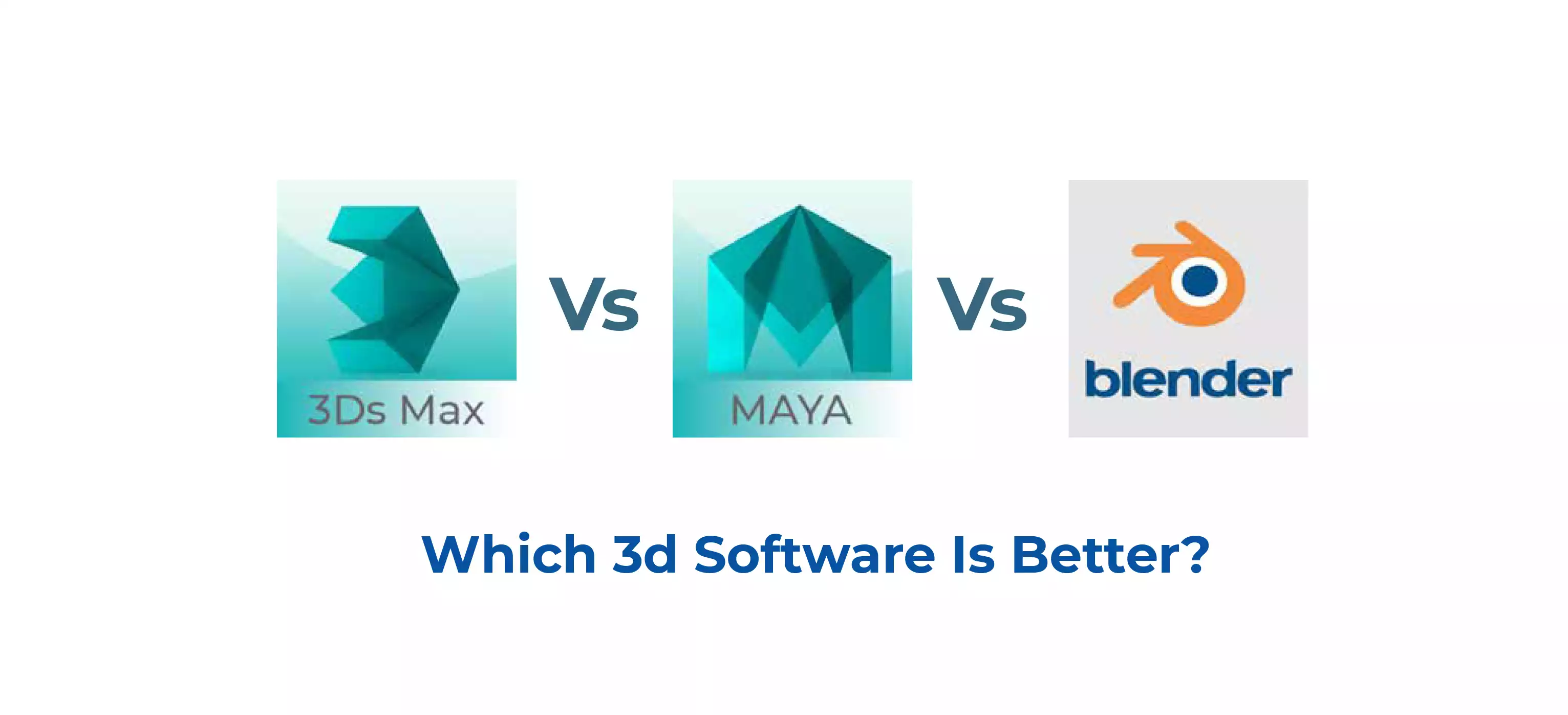 Maya vs 3ds Max vs Blender: What to Choose in 2024